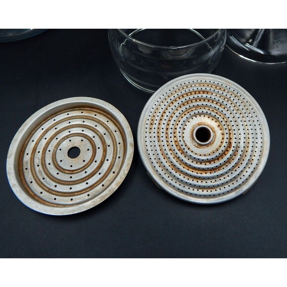 Pyrex Glass Coffee Pot Flameware StoveTop 6-9 Cup Percolator Complete #7759-B - Picture 13 of 16